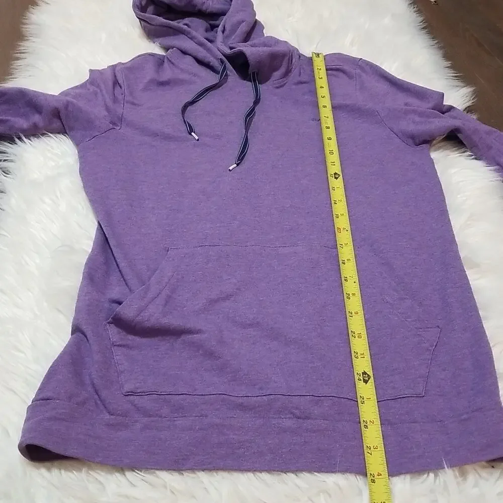 Michael Kors Purple Long Pullover Hoodie Sweatshirt - Women's Size Small